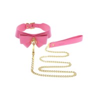 Taboom Malibu Bow Collar and Leash for Kinky Fun