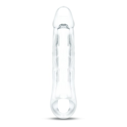 Extensor de Pene Transparente de 2 Pulgadas Size Up para Placer Aumentado