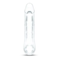 Extensor de Pene Transparente de 2 Pulgadas Size Up para Placer Aumentado