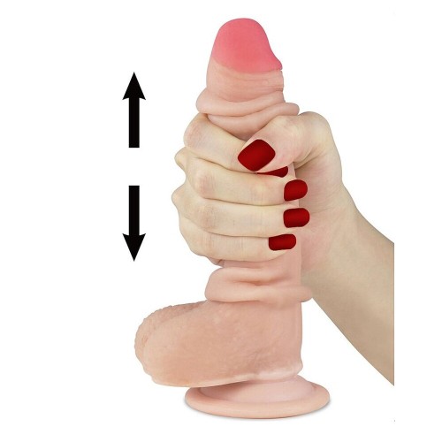 Lovetoy Dildo Realista de Piel Deslizante 7 Pulgadas para Placer Máximo