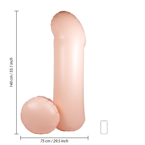 Pene Inflable Gigante de 55 Pulgadas para Fiestas Divertidas