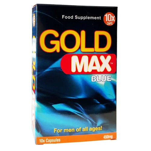 Gold MAX Blue Capsules for Enhanced Virility and Stamina