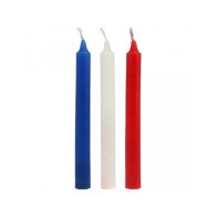 Rimba BDSM Hot Wax Candle Set - Blue, White, Red