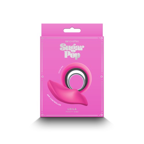 Vibrador de Bragas Leila Sugar Pop con Control Remoto