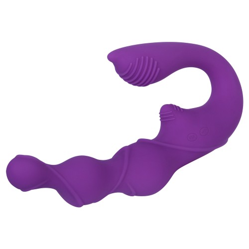 Evolved Come Together Strapless Strap-On Rosa Doble Vibrador