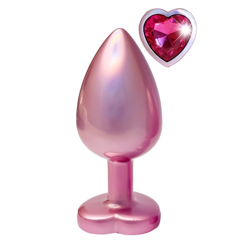 Gleaming Love Pearl Pink Butt Plug for Pleasure