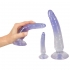 Crystal Clear 3-Piece Anal Training Set - Blue