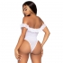 Leg Avenue Off the Shoulder Teddy (UK 6 to 12)