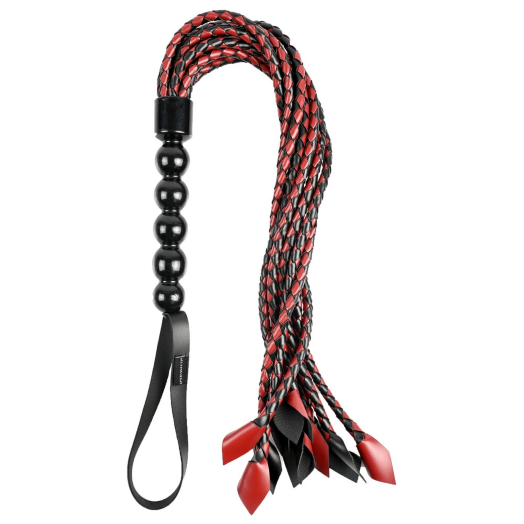 Sportsheets Saffron Braided Flogger - Intense Impact Play